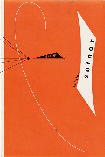 LADISLAV SUTNAR (1897-1976).  CATALOGUE DESIGN PROCESS. Book and ephemera. 1950. Book is 9½x12½ inches, 24¼x31¾ cm.